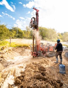 drilling-wells-in-the-ground-using-a-professional